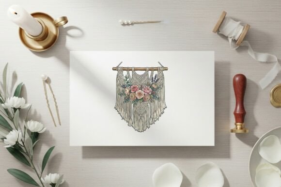 Boho Wall Hanging with Floral Embroidery Review
