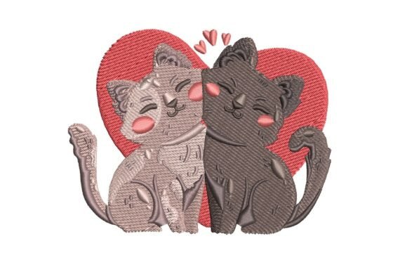 Cats in Love Embroidery: A Designer Review
