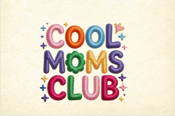 Cool Moms Club Embroidery PNG Review