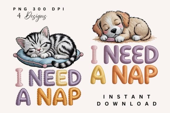 Cute Sleeping Cat Embroidery Design Review
