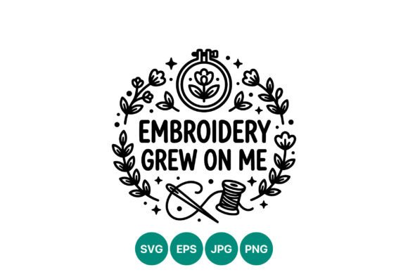 Embroidery Grew on Me Floral Wreath Review