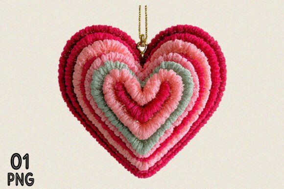 Embroidery Valentine Heart PNG Review