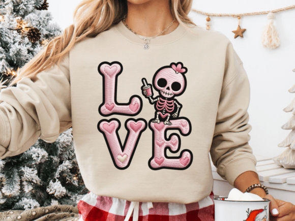 Pink Valentine, Embroidery Skull Design Review
