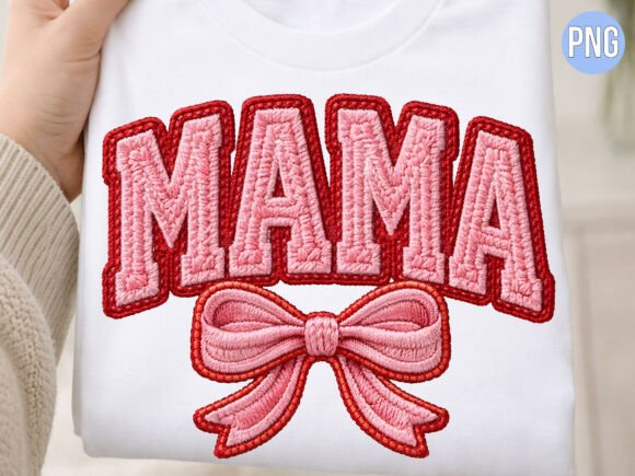 Reviewing Mama Pink Coquette Bow Embroidery PNG